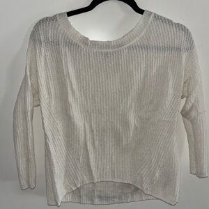 White sweat (just a little wrinkled in the picture)